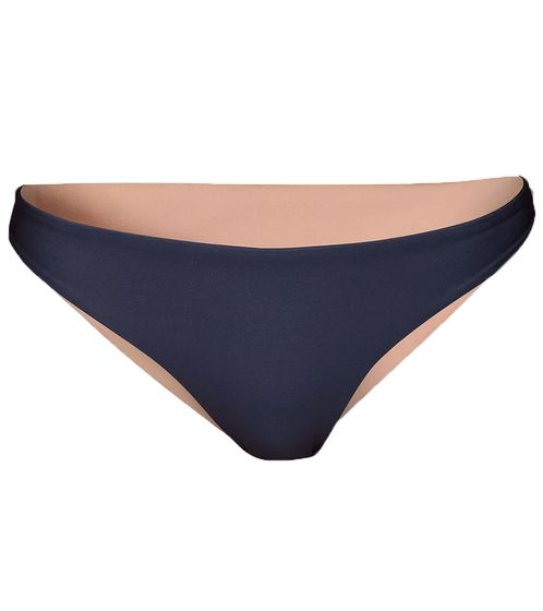 Hurley Quick Dry Pendleton Grand Canyon Bas de bikini rayé pour femme AJ9511 451 Bleu foncé/Orange/Jaune