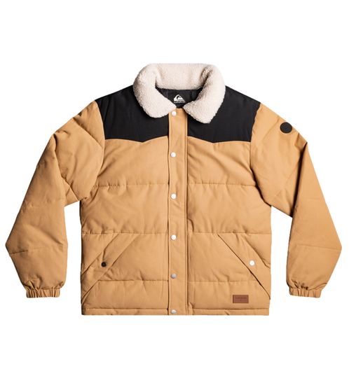 Quiksilver The Jacket veste matelassée pour homme avec technologie DRYFLIGHT veste d'automne EQYJK03900 CLD0 beige