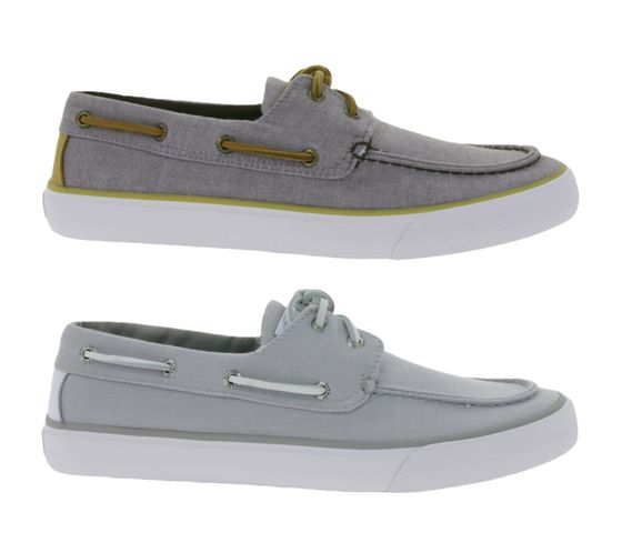 SPERRY Bahama II SC baskets en lin pour hommes chaussures d'été chaussures bateau gris ou gris/marron