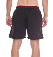 urban ace men's swim shorts, quick-drying swim shorts with drawstring without inner briefs, blue, black/red or black/gray urban ace men's swim shorts, quick-drying swim shorts with drawstring without inner briefs, blue, black/red or black/gray