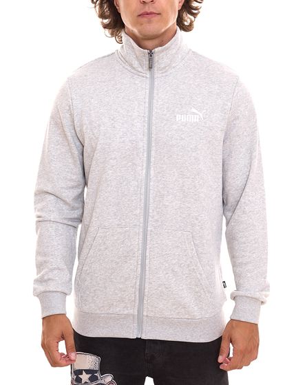 PUMA Men Ess 2 Col Track Jacket sudadera sostenible para hombre chaqueta de entrenamiento de algodón 679632 04 gris