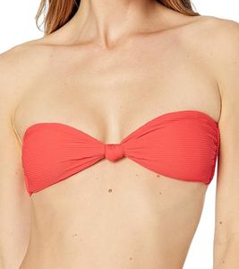 BILLABONG Tanlines Lulu Haut de Bikini Femme avec Coussinets Amovibles Bandeau W3ST12 BIP1-4097 Orange