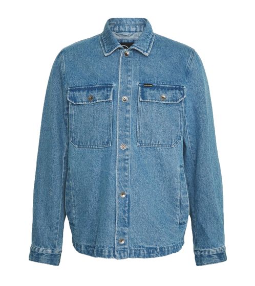VOLCOM Likeaton Jacket veste en jean pour homme veste en jean décontractée A1512105 DEN Bleu