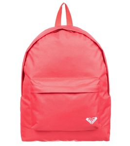 ROXY Hand Lettering Leisure Backpack Beautiful Daypack with Logo Patch 22 Liters ERJBP04365 RMZ0 Red