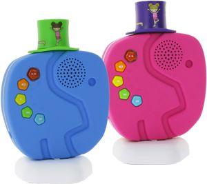 TechniSat Lettore audio Technifant Altoparlante Bluetooth per bambini inclusa luce notturna con cappello riproducibile MP3 e potente batteria in blu o rosa