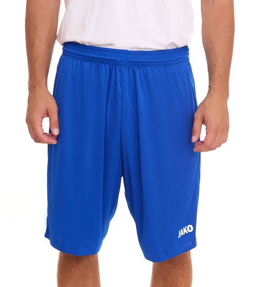 Pantalón corto de entrenamiento JAKO Manchester 2.0, pantalón corto deportivo para hombre sin calzoncillo interior fitness 4400 06 azul