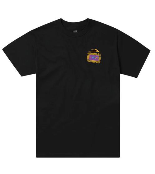 LAKAI Homies Tee T-shirt pour homme chemise en coton à la mode avec imprimé des deux côtés LTS222012 Noir