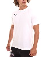 Pack de 3 chemises décontractées en coton pour hommes Puma TeamGOAL 23 avec logo brodé, t-shirts simples en rouge, gris, vert, blanc ou bleu clair