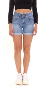 LTB Becky X women's denim shorts with two-button waistband, shorts, denim shorts 78277966 blue