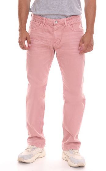 Tom Tailor Marvin jeans a gamba dritta da uomo in denim stile pantalone 5 tasche 11402502 rosa