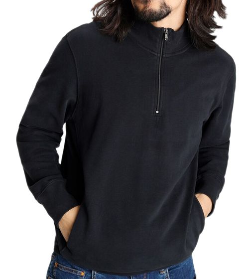 OTTO prodotti maglione da uomo in cotone sostenibile felpa pullover Troyer 47698501 nero