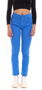 s.Oliver jeans trousers women's denim trousers slim fit jeans mid waist cotton trousers 12772153 blue