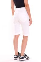 PLEASE Damen Stoff-Shorts kurze Hose mit Bindeband Bermuda Sommer-Hose Rot, Weiß oder Khaki PLEASE Damen Stoff-Shorts kurze Hose mit Bindeband Bermuda Sommer-Hose Rot, Weiß oder Khaki