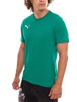 Pack de 6 chemises décontractées en coton pour hommes Puma TeamGOAL 23 avec logo brodé, t-shirts simples en rouge, gris, vert, blanc ou bleu clair
