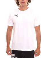 Pack de 6 chemises décontractées en coton pour hommes Puma TeamGOAL 23 avec logo brodé, t-shirts simples en rouge, gris, vert, blanc ou bleu clair