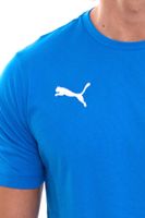 Pack de 6 chemises décontractées en coton pour hommes Puma TeamGOAL 23 avec logo brodé, t-shirts simples en rouge, gris, vert, blanc ou bleu clair