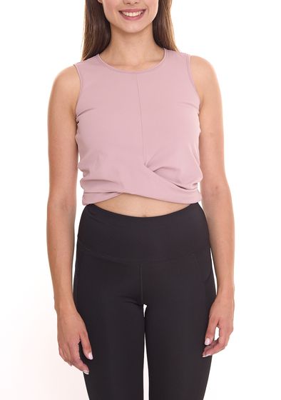 OXIDE Damen Sport-Top Crop-Top Sommer-Top Tank-Top Sport-Ausrüstung 7451183 Altrosa