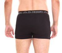 Lot de 20 boxers Kappa pour homme, sous-vêtements élégants, lot économique 351K1JW AEB Noir/Blanc