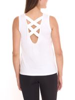 OXIDE canottiera sportiva da donna canottiera estiva attrezzatura sportiva 7450184 bianco, rosa, blu o nero