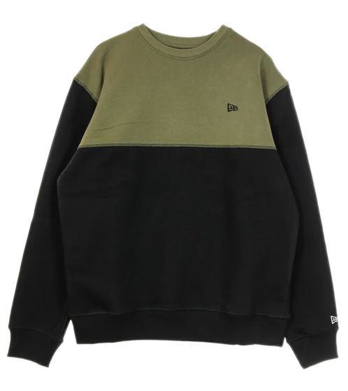 NEW ERA NE OUTDOOR UTILITY Pullover da uomo in cotone con cappuccio e girocollo 12590876 Nero/Verde