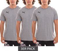 3er Pack Puma TeamGOAL 23 Casual Herren Baumwoll-Shirt mit Logo-Stickerei schlichtes T-Shirt 656578 Sport- und Freizeit-Shirt  3er Pack Puma TeamGOAL 23 Casual Herren Baumwoll-Shirt mit Logo-Stickerei schlichtes T-Shirt 656578 Sport- und Freizeit-Shirt