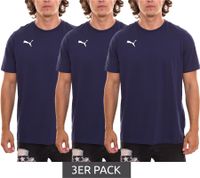 3er Pack Puma TeamGOAL 23 Casual Herren Baumwoll-Shirt mit Logo-Stickerei schlichtes T-Shirt 656578 Sport- und Freizeit-Shirt  3er Pack Puma TeamGOAL 23 Casual Herren Baumwoll-Shirt mit Logo-Stickerei schlichtes T-Shirt 656578 Sport- und Freizeit-Shirt
