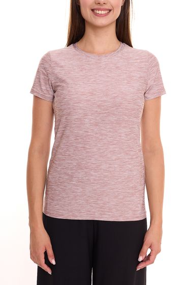 OXIDE XCO Running Damen Lauf-Shirt Fitness-Shirt mit X-Cool in melierter Optik Funktions-Shirt Sport-Shirt 7450081 Rosa