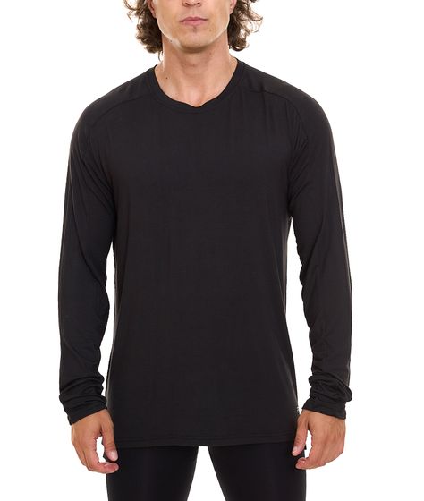 OXIDE Training chemise de sport pour hommes sweat-shirt à manches longues 7351183 noir