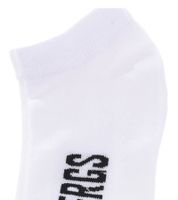 2 paires de chaussettes en coton pour hommes BIKKEMBERGS avec chaussettes baskets avec petite marque BK_076 blanc/noir