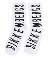 2 paires de chaussettes en coton pour hommes BIKKEMBERGS avec petite marque lettrage chaussettes baskets blanc/noir/rouge 2 paires de chaussettes en coton pour hommes BIKKEMBERGS avec petite marque lettrage chaussettes baskets blanc/noir/rouge