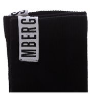 2 paires de chaussettes en coton pour hommes BIKKEMBERGS avec petite marque lettrage chaussettes baskets blanc/noir/rouge 2 paires de chaussettes en coton pour hommes BIKKEMBERGS avec petite marque lettrage chaussettes baskets blanc/noir/rouge