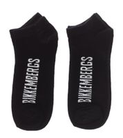 2 paires de chaussettes en coton pour hommes BIKKEMBERGS avec petite marque lettrage chaussettes baskets blanc/noir/rouge 2 paires de chaussettes en coton pour hommes BIKKEMBERGS avec petite marque lettrage chaussettes baskets blanc/noir/rouge