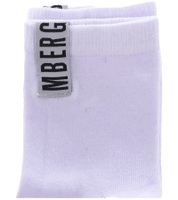 2 paires de chaussettes en coton pour hommes BIKKEMBERGS avec petite marque lettrage chaussettes baskets blanc/noir/rouge 2 paires de chaussettes en coton pour hommes BIKKEMBERGS avec petite marque lettrage chaussettes baskets blanc/noir/rouge