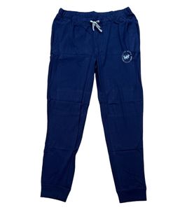 HARVEY MILLER POLO CLUB Pantalón de pijama para hombre, pantalón de algodón, pantalón fino para dormir con bolsillos, loungewear HRM4257 azul marino