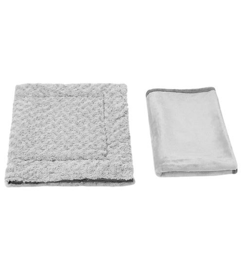 NAVARIS Coperta per animali domestici per cani e gatti Coperta per animali domestici Coperta e set da letto 56631.19.2 Grigio