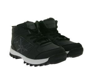 Trekk Star women's outdoor shoes, waterproof lace-up shoes, comfortable mid-top shoes, black