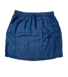 Falda de mujer estilo TRUE con bolsillos laterales minifalda pantalón de verano 7835962 azul