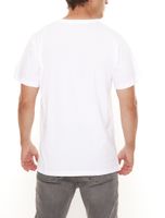 PASH Herren Kurzarm-Shirt mit verschiedenen großem Frontprints Baumwoll-T-Shirt PATR00 Schwarz/Weiß PASH Herren Kurzarm-Shirt mit verschiedenen großem Frontprints Baumwoll-T-Shirt PATR00 Schwarz/Weiß