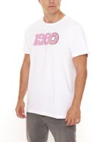 PASH Herren Kurzarm-Shirt mit verschiedenen großem Frontprints Baumwoll-T-Shirt PATR00 Schwarz/Weiß PASH Herren Kurzarm-Shirt mit verschiedenen großem Frontprints Baumwoll-T-Shirt PATR00 Schwarz/Weiß