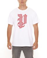 PASH Herren Kurzarm-Shirt mit verschiedenen großem Frontprints Baumwoll-T-Shirt PATR00 Schwarz/Weiß PASH Herren Kurzarm-Shirt mit verschiedenen großem Frontprints Baumwoll-T-Shirt PATR00 Schwarz/Weiß