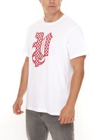 PASH Herren Kurzarm-Shirt mit verschiedenen großem Frontprints Baumwoll-T-Shirt PATR00 Schwarz/Weiß PASH Herren Kurzarm-Shirt mit verschiedenen großem Frontprints Baumwoll-T-Shirt PATR00 Schwarz/Weiß