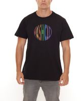 PASH Herren Kurzarm-Shirt mit verschiedenen großem Frontprints Baumwoll-T-Shirt PATR00 Schwarz/Weiß PASH Herren Kurzarm-Shirt mit verschiedenen großem Frontprints Baumwoll-T-Shirt PATR00 Schwarz/Weiß