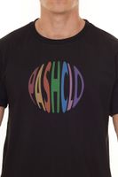 PASH Herren Kurzarm-Shirt mit verschiedenen großem Frontprints Baumwoll-T-Shirt PATR00 Schwarz/Weiß PASH Herren Kurzarm-Shirt mit verschiedenen großem Frontprints Baumwoll-T-Shirt PATR00 Schwarz/Weiß