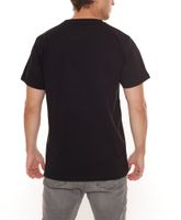PASH Herren Kurzarm-Shirt mit verschiedenen großem Frontprints Baumwoll-T-Shirt PATR00 Schwarz/Weiß PASH Herren Kurzarm-Shirt mit verschiedenen großem Frontprints Baumwoll-T-Shirt PATR00 Schwarz/Weiß