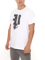 PASH Herren Kurzarm-Shirt mit verschiedenen großem Frontprints Baumwoll-T-Shirt PATR00 Schwarz/Weiß PASH Herren Kurzarm-Shirt mit verschiedenen großem Frontprints Baumwoll-T-Shirt PATR00 Schwarz/Weiß