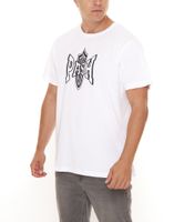 PASH Herren Kurzarm-Shirt mit verschiedenen großem Frontprints Baumwoll-T-Shirt PATR00 Schwarz/Weiß PASH Herren Kurzarm-Shirt mit verschiedenen großem Frontprints Baumwoll-T-Shirt PATR00 Schwarz/Weiß
