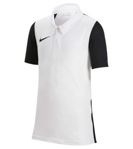 NIKE Y NK TROPHY IV JSY SS children's polo shirt with DRI-FIT sports shirt BV6749 100 white