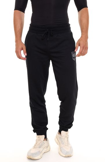 OXIDE XCO men's jogging pants with brand print sweat pants with pockets 7326080 black