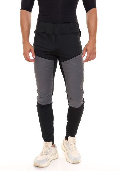 OXIDE XCO Herren winddichte Jogging-Hose Sport-Hose Sport-Bekleidung 7326080 Schwarz/Grau