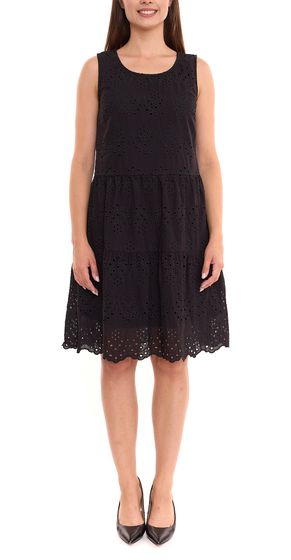 Abito quotidiano da donna Laura Scott con applicazioni all'uncinetto e mini abito in pizzo 78367056 Nero